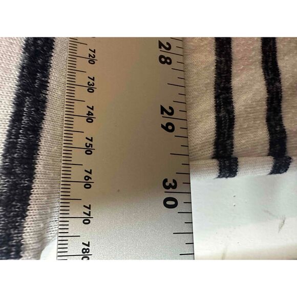 Old Navy Top Womens Size XXL Navy Blue Striped Long Sleeve Pocket Tunic - Picture 7 of 10